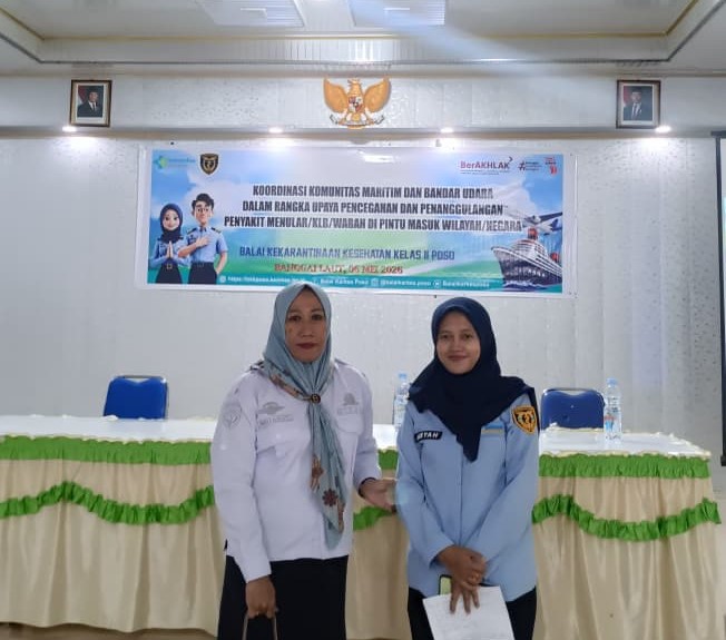 KOORDINASI KOMUNITAS MARITIM DAN BANDARA SEBAGAI PENCEGAHAN DAN PENAGGULANGAN WABAH