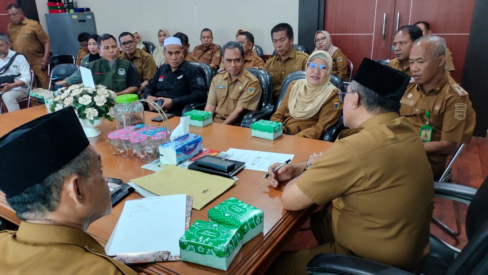 DINAS PERHUBUNGAN MENGHADIRI RAPAT PERSIAPAN IDUL ADHA