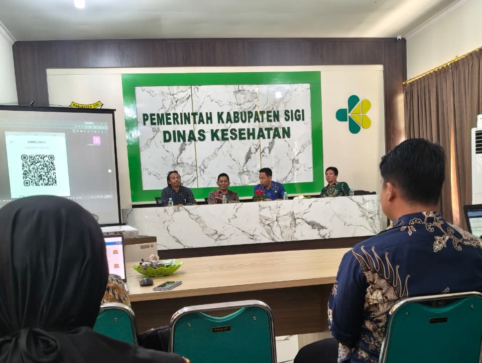 DINAS PERHUBUNGAN PROV. SULTENG MENGHADIRI DESK KKS KABUPATEN SIGI DI DINAS KESEHATAN KAB. SIGI