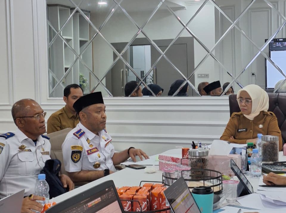 DINAS PERHUBUNGAN PROV. SULTENG MENGIKUTI KEGIATAN REVIEW TARGET RETRIBUSI TA 2026 BERSAMA TIM TAPD PROV. SULTENG