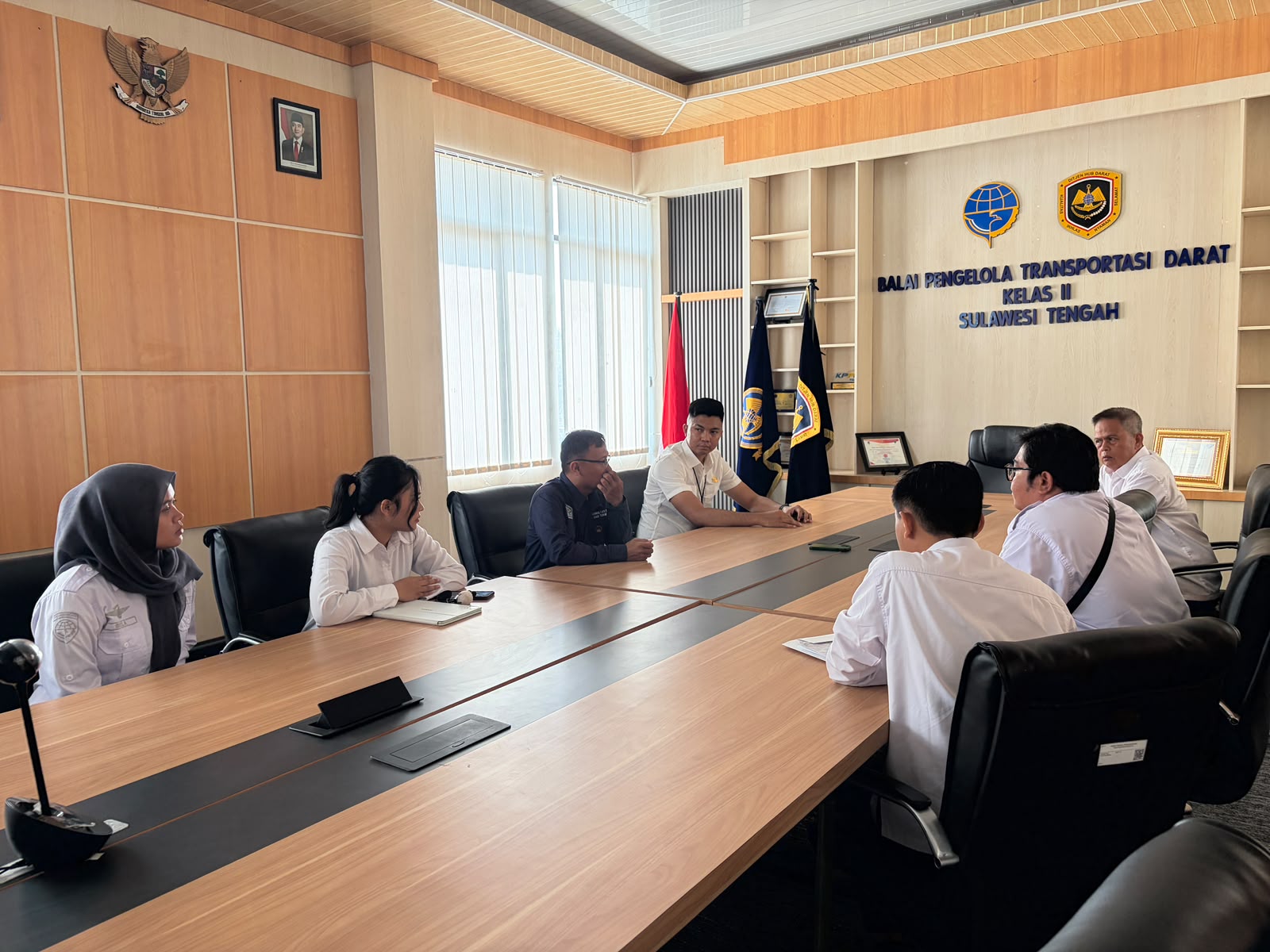 DINAS PERHUBUNGAN PROV. SULTENG MELAKUKAN KOORDINASI DENGAN BPTD KELAS II SULTENG TERKAIT PENGINTEGRASIAN ATCS