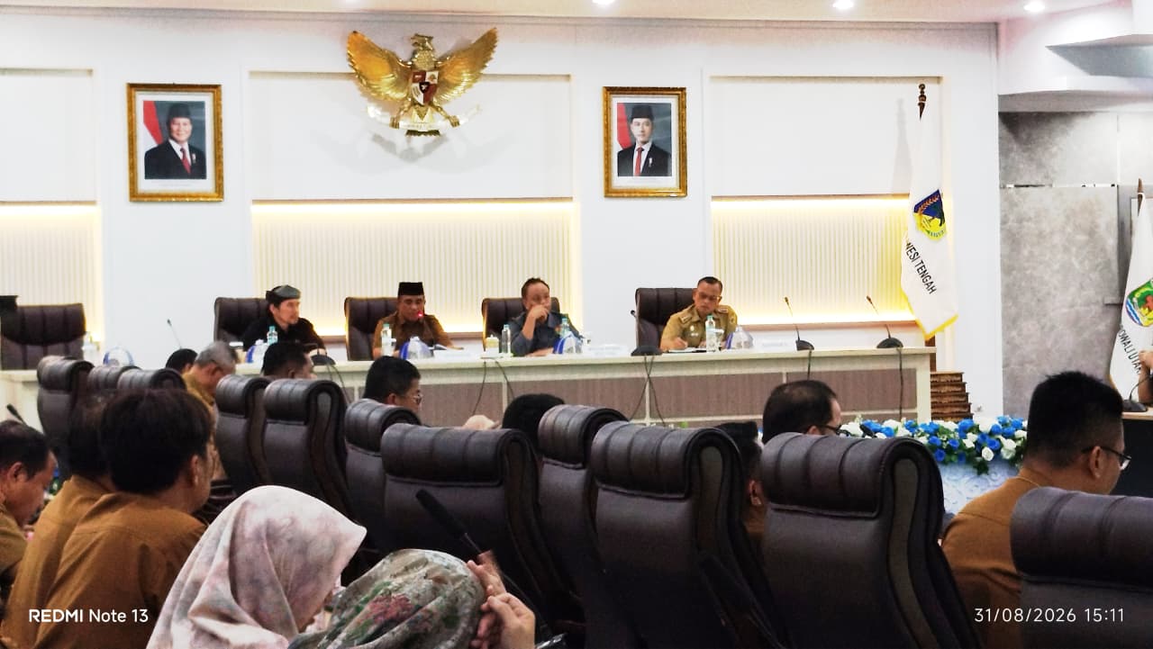 RAPAT KOORDINAS PERSIAPAN FORNAS IX TAHUN 2027 PROV. SULAWESI TENGAH