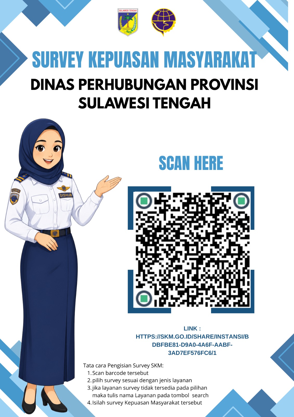 Ucapan / Pengumuman Dishub Sulteng